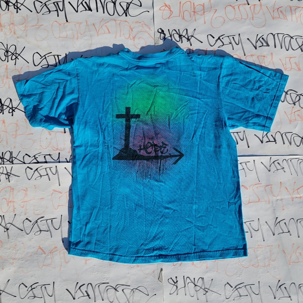 Religious Graffiti Streetwear T Shirt Medium